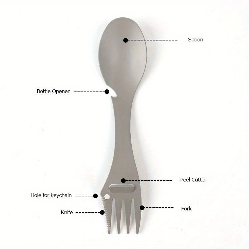 5-in-1 Titanium Stainless Steel Tableware Bottle Opener