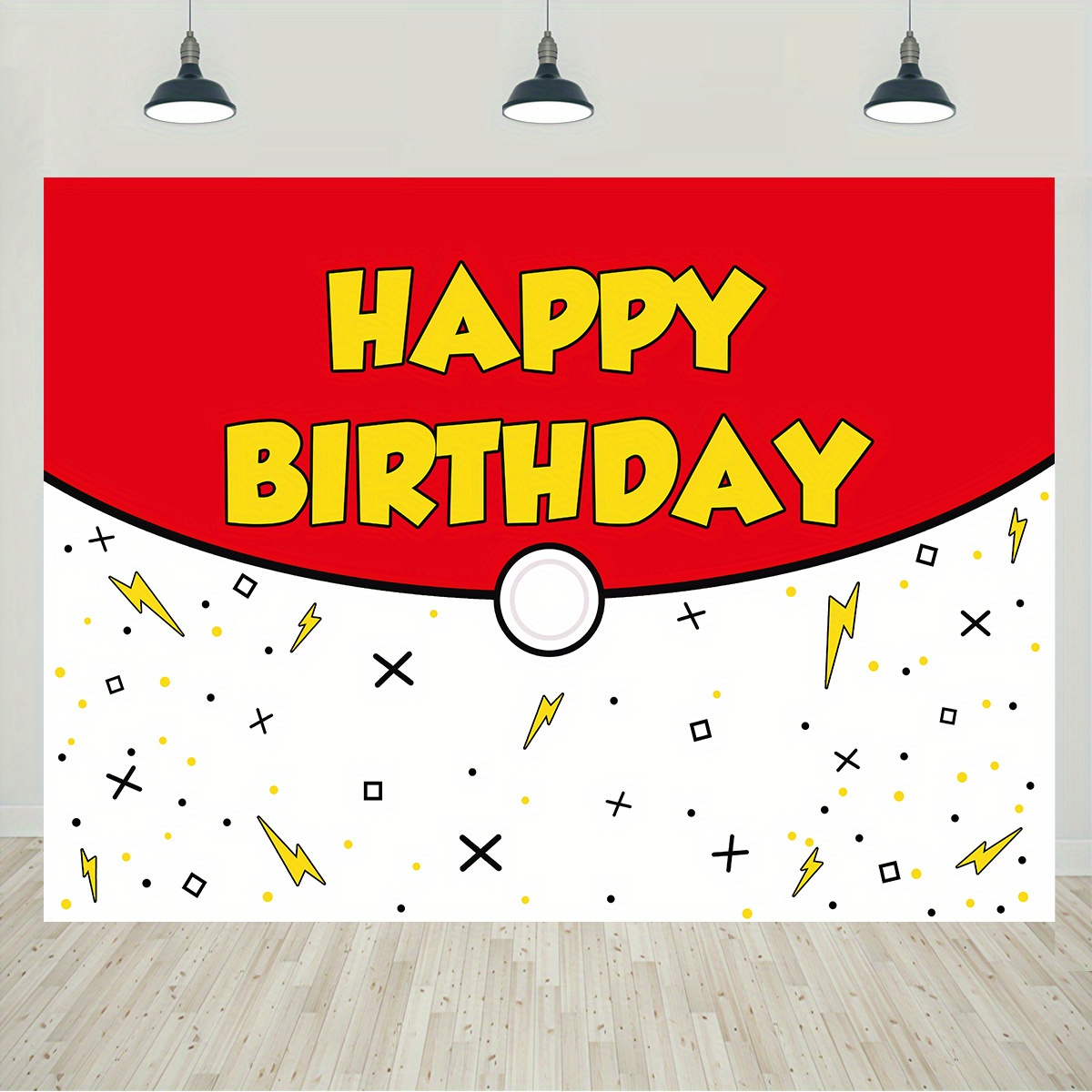 1pc 5x3ft Sfondo Per Compleanno A Tema Videogiochi A Cartoni Animati -  Perfetto Per Feste Di Compleanno A Tema Animali Magici Con Palla Rossa E  Bianca Per Ragazzi, Decorazioni Per Fotobooth E