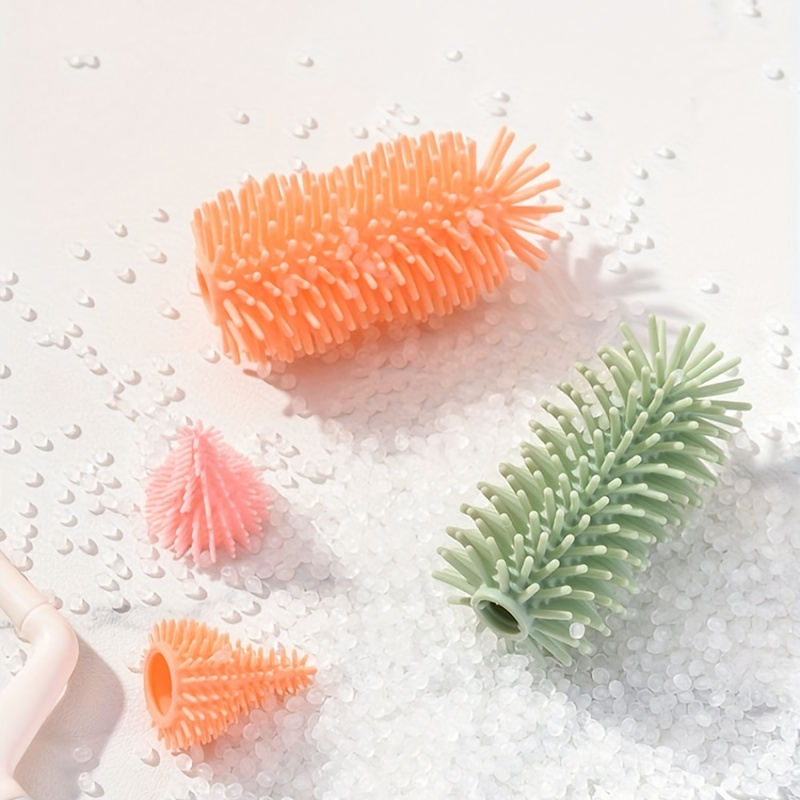 food grade non toxic and   safe bottle brush set multifunctional bottle cleaning brush and bottle drying rack set details 3