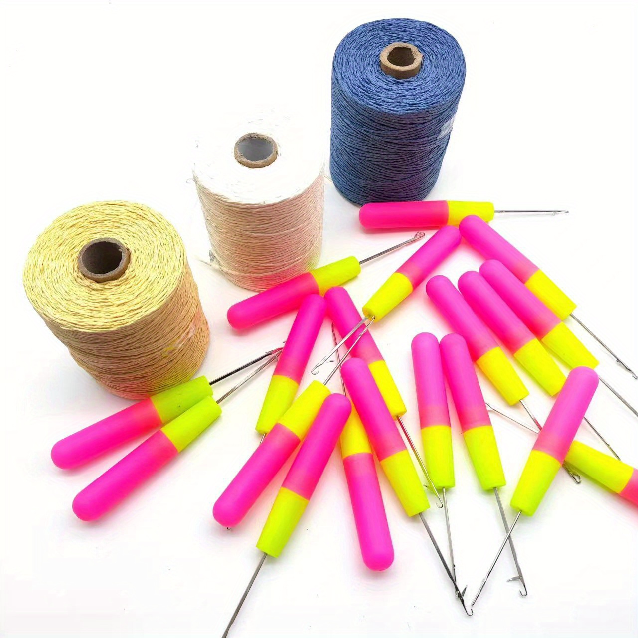 Plastic Crochet Braid Needle Feather Hair Extension Tools Wig Hook