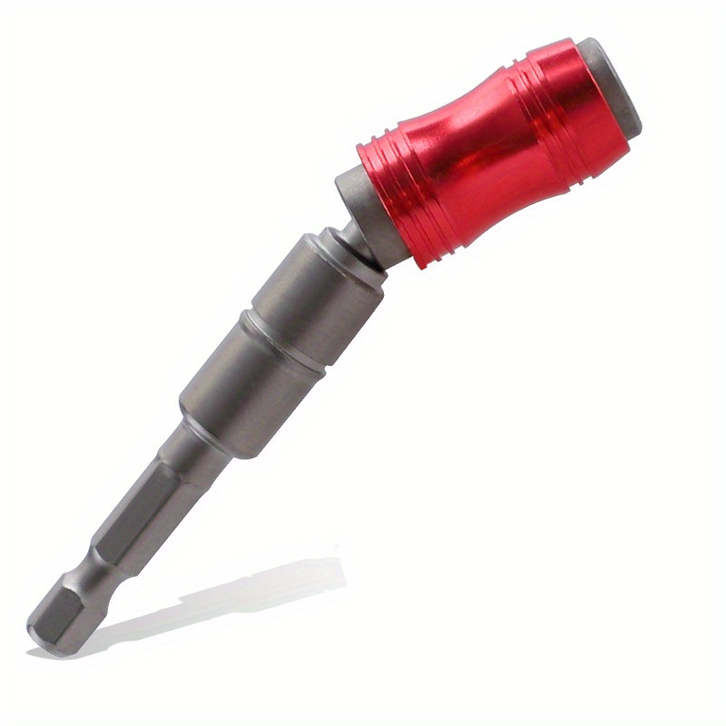 1pc Adjustable Angle Screwdriver Bit Holder Magnetic Screwdriver Extension Rod 1/4" Hex Shank Magnetic Drill Screw
