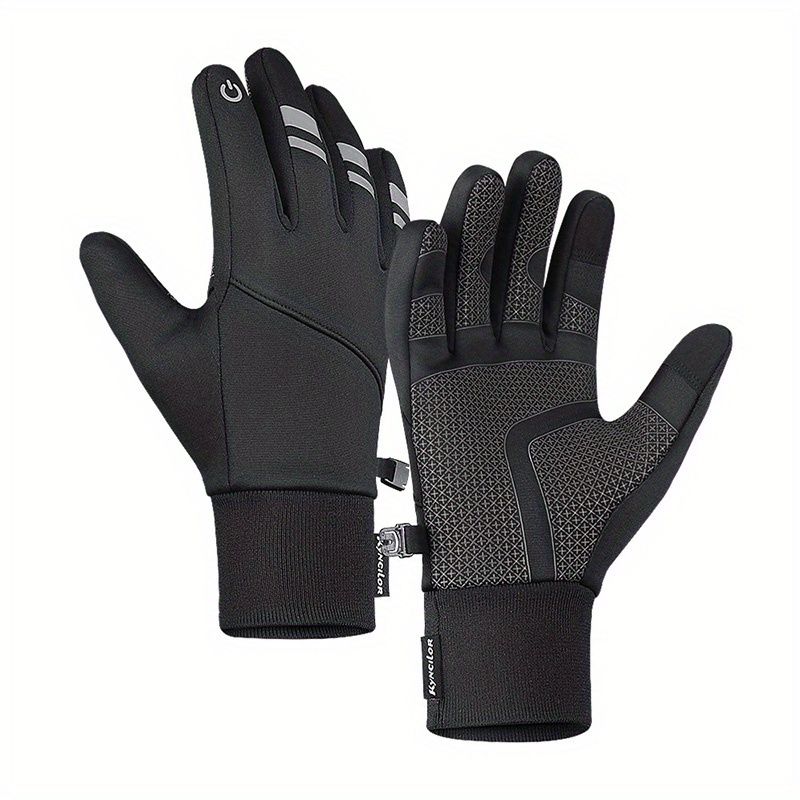 Winter Cycling Gloves Unisex Windproof Waterproof Touch - Temu