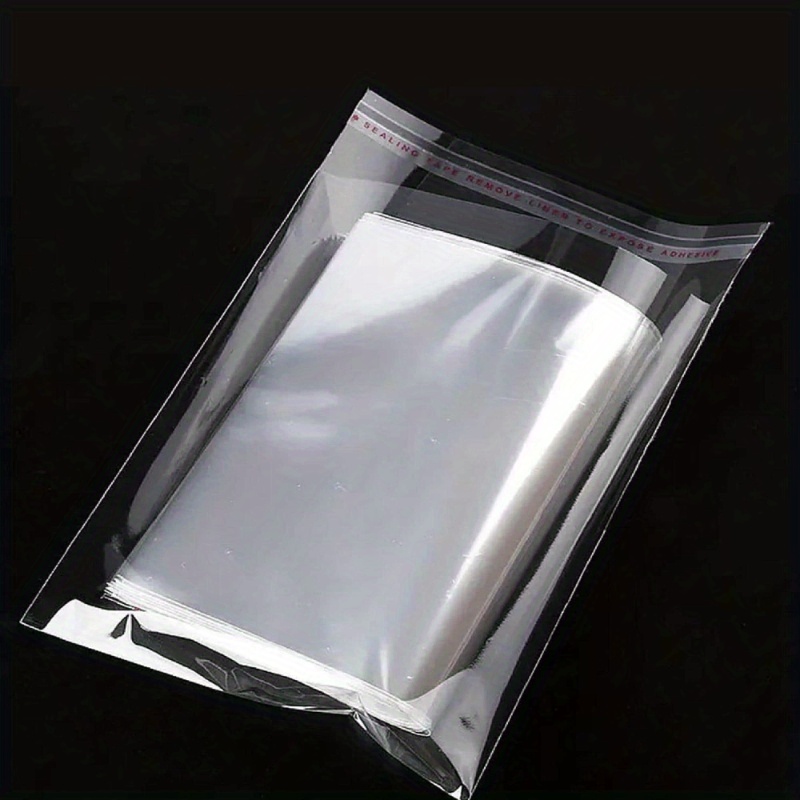 100 8.75 X 11.25 Clear Resealable Bags-self Seal Bags, Cello Bag