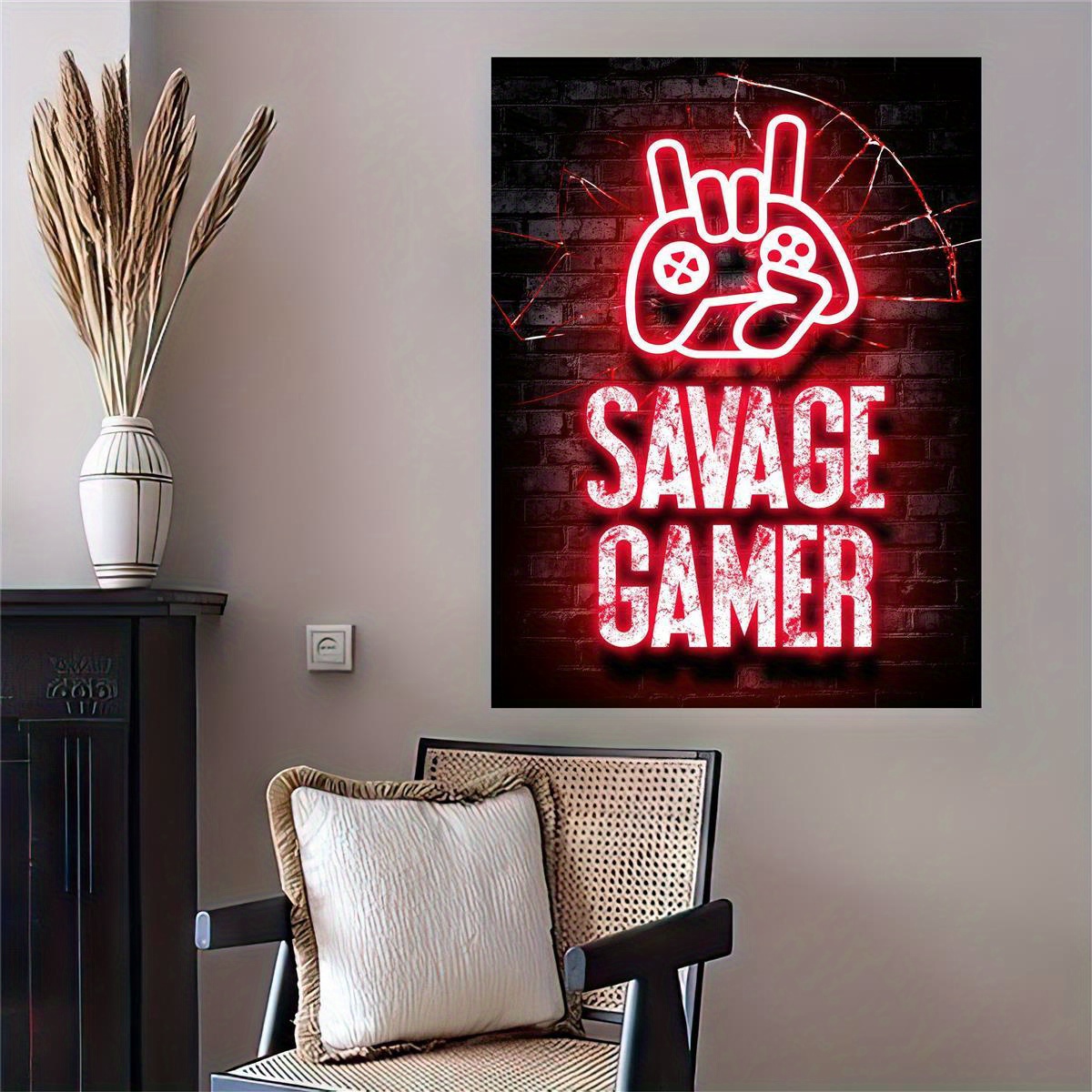  Gamer Room Decor - Neon Gaming Posters Bedroom Decor, Gaming  Accessories for your Playstation Gaming Stuff, Video Games Lover Gift
