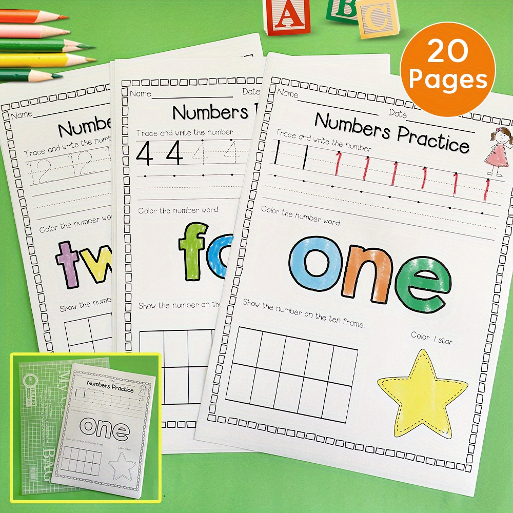 Tracing Numbers 1 100 Kindergarten Number Practice Workbook - Temu ...