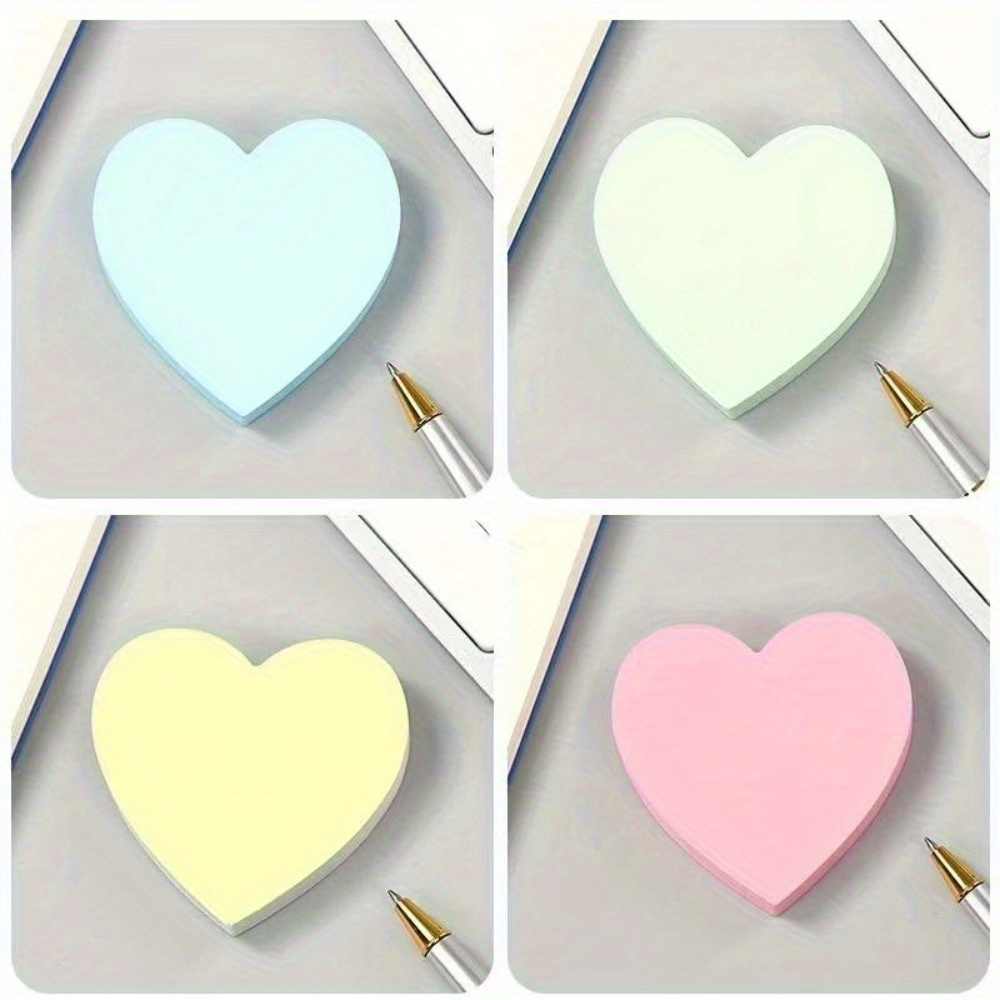 Heart shaped Sticky Notes Multi purpose Sticky Notes - Temu
