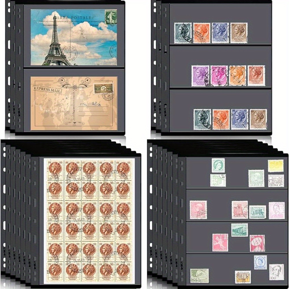 Binder Photocards Stamp Page Collection Holders Stamp - Temu
