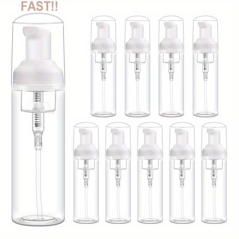 Foam Bottle Portable Facial Cleanser Packaged In White Mousse Foaming  Bottle Plastic K0E9 