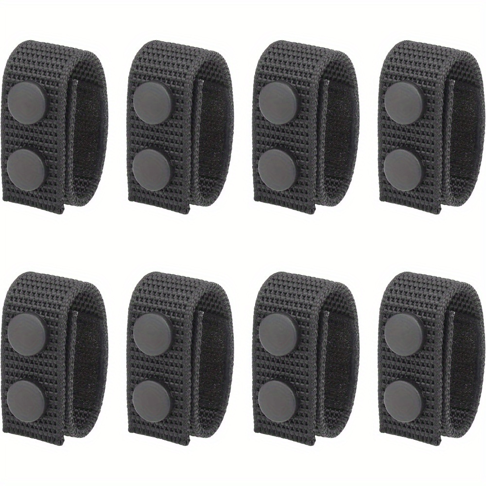 4pcs Heavy-Duty Belt Keeper Clip - Double Hidden Snaps for Maximum  Durability!