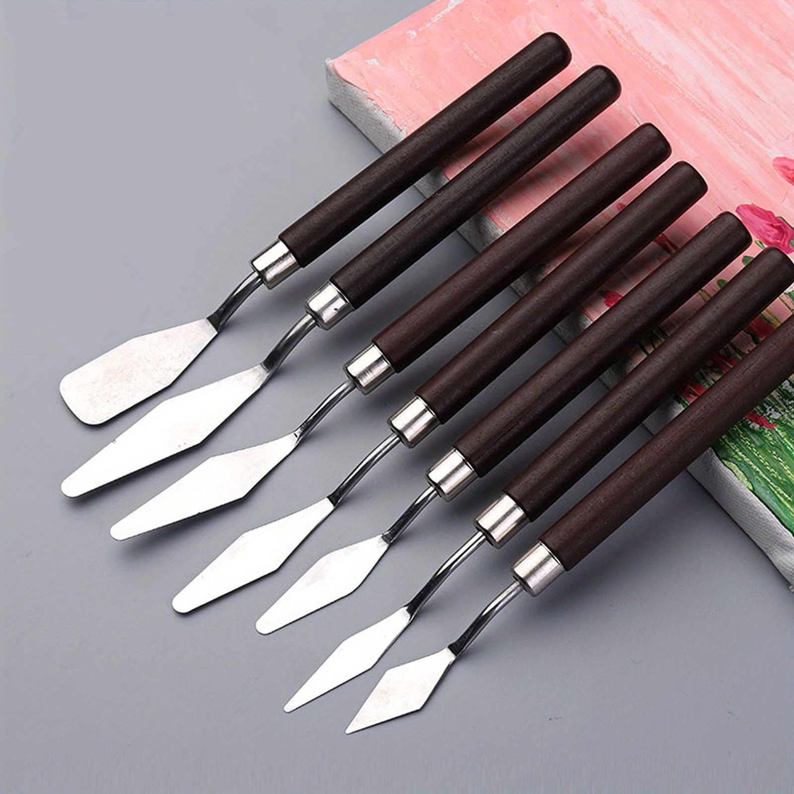 7 pièces/ensemble couteau à palette en acier inoxydable - Temu Canada