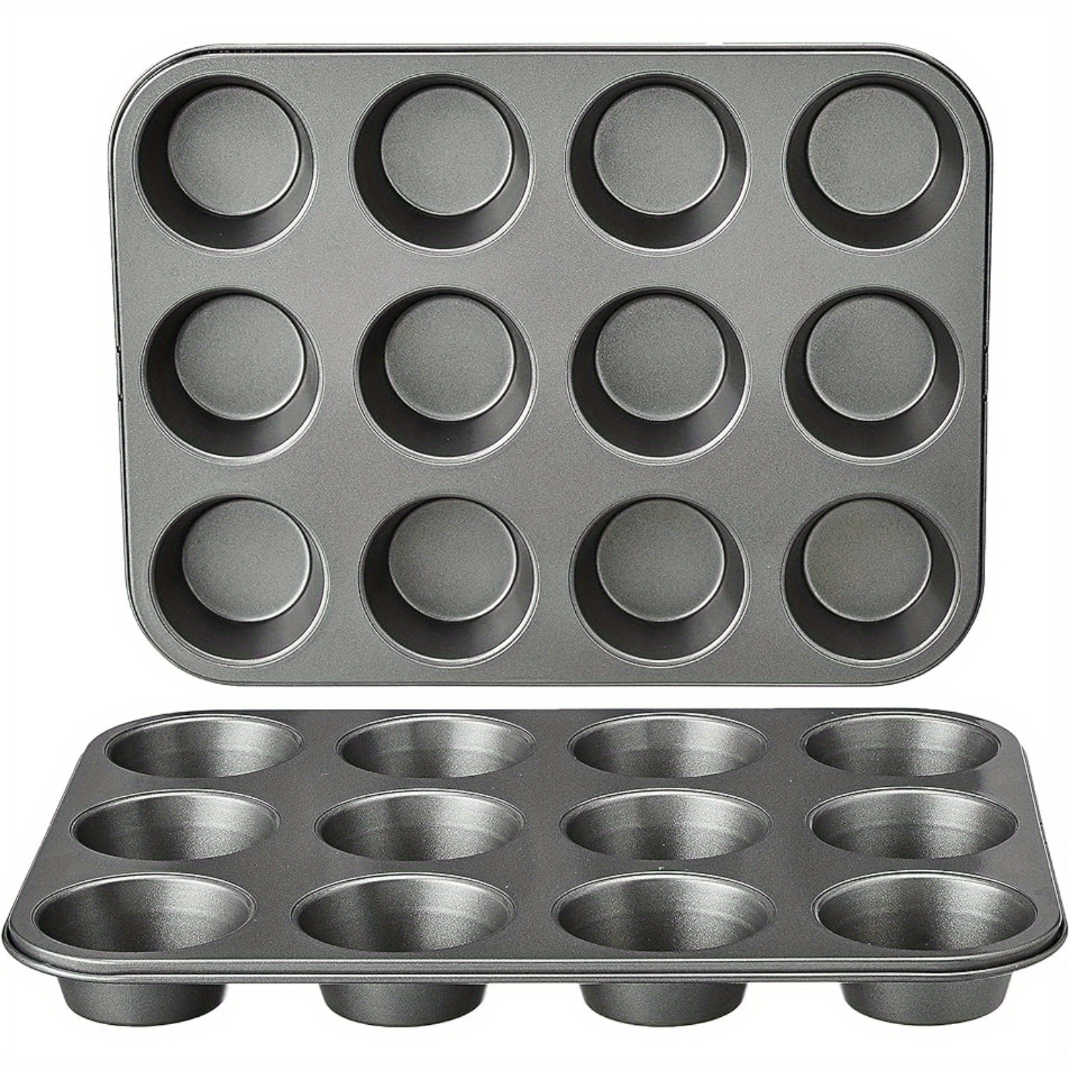 Nonstick Muffin Pan 6 Cup Carbon Steel Cupcake Pan Easy To - Temu