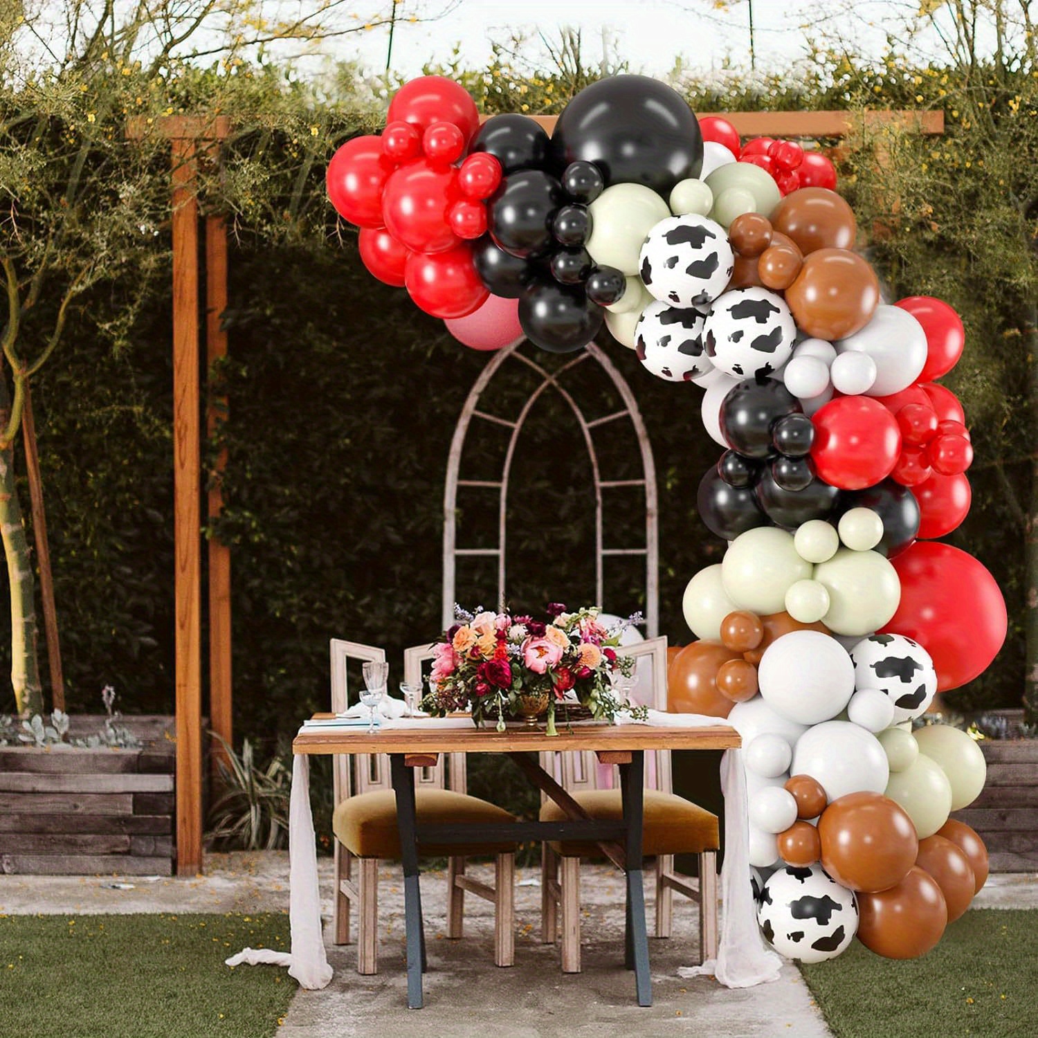 Kit Arco Palloncino 55 Pezzi Da Terra Tavolo Ghirlanda Struttura per  Matrimoni 744110382754