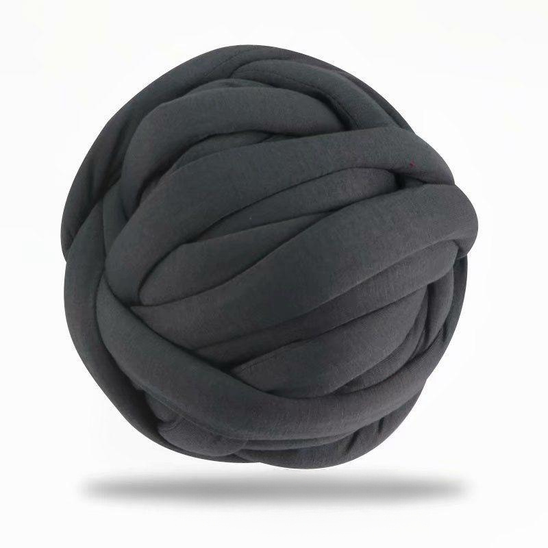 A Roll Of Yarn Soft Polyester Blended Woolen Chunky For Hand - Temu