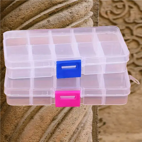 Plastic Clear Storage Box Transparent Storage Box Diamond - Temu