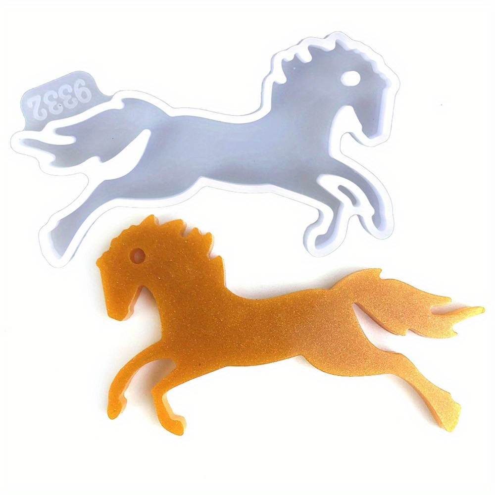 3d Unicorn Mold Silicone Animal Horse Mould Diy Epoxy Resin - Temu