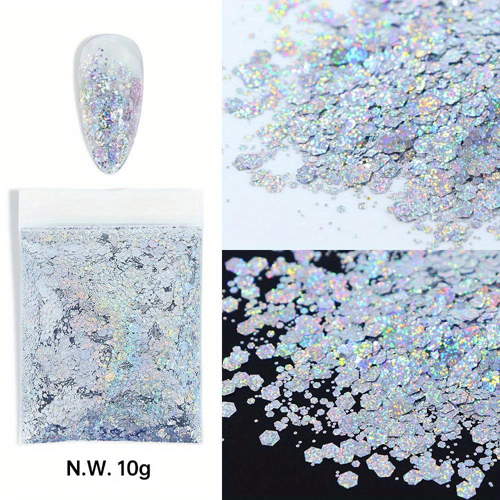 Holographic Glitter Sequins For Resin Mold Filler Laser Starry