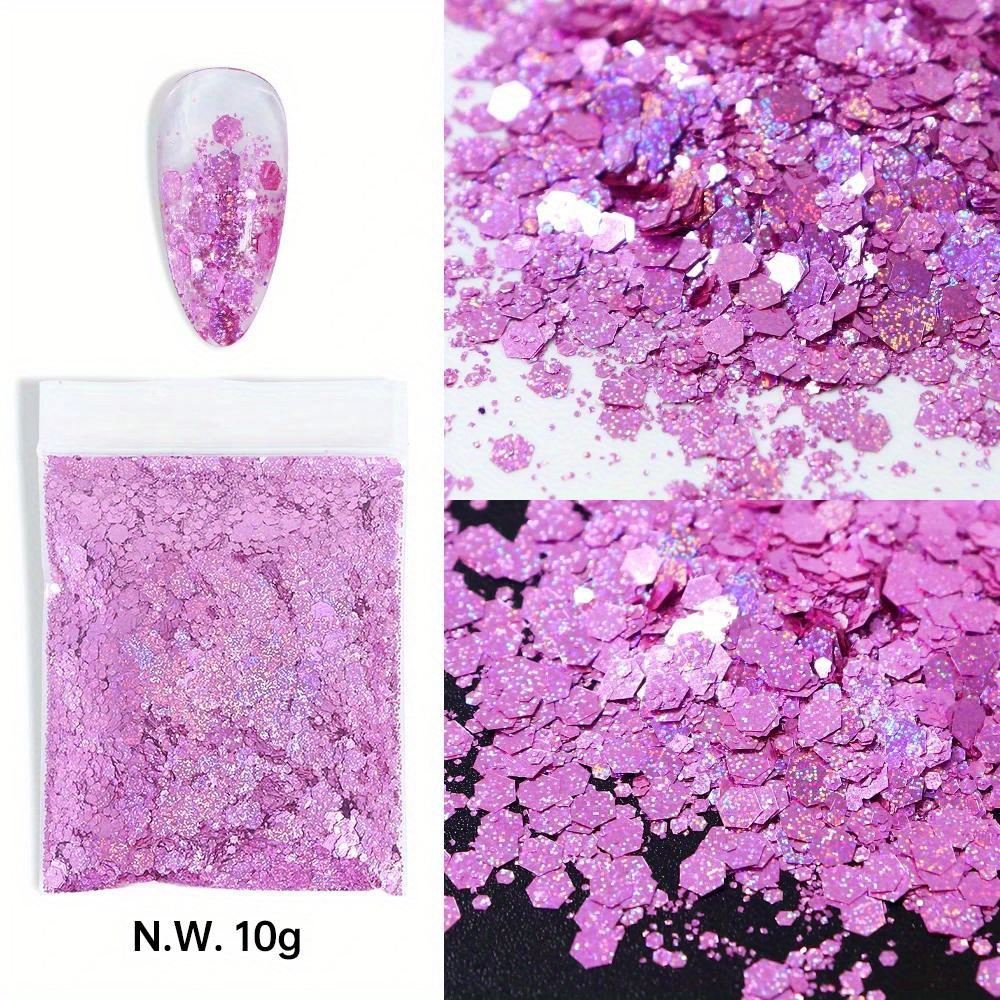 Holographic Star Shape Sequin Glitter For Resin Shaker Filler Epoxy Mold  Filling