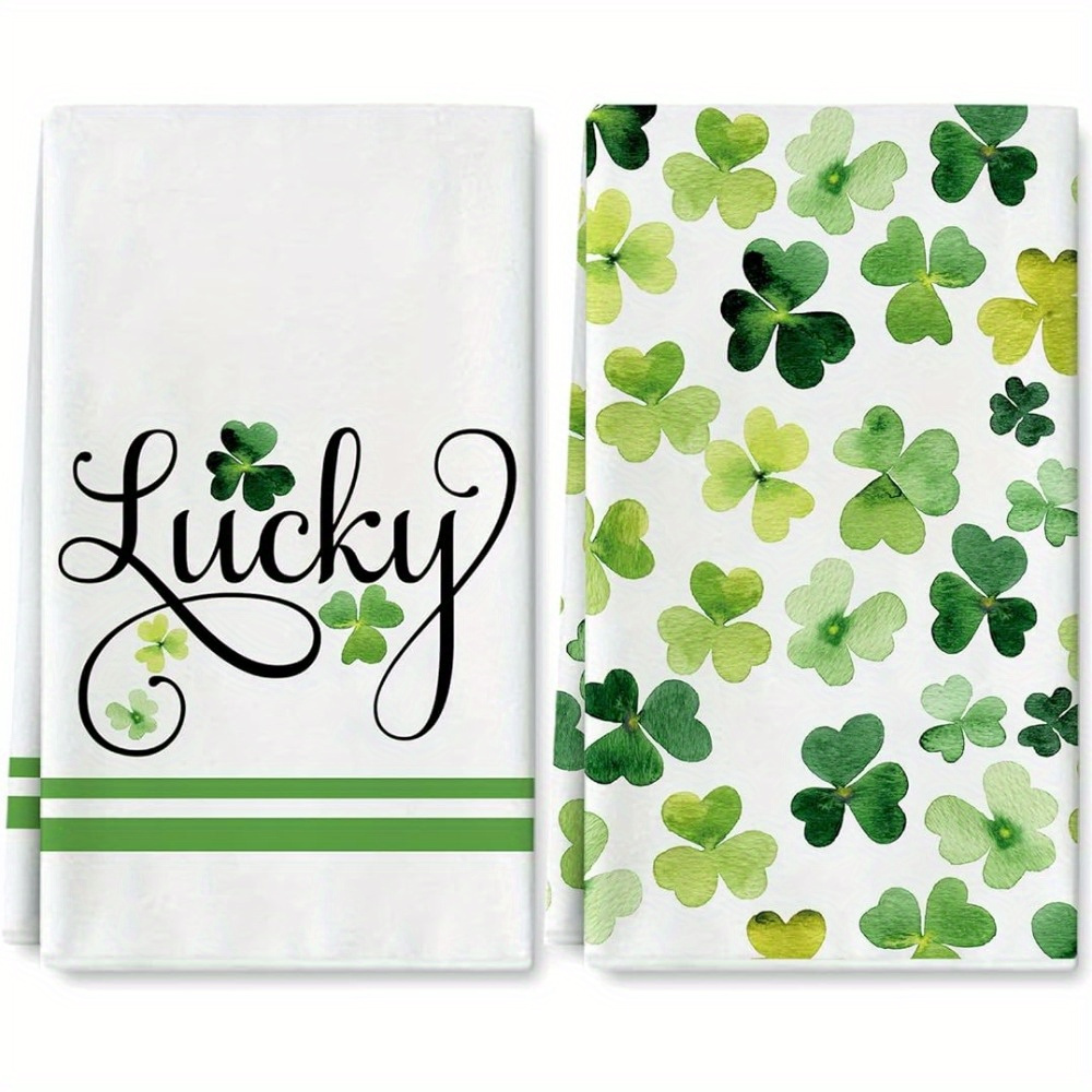 Shamrock hand towel hot sale