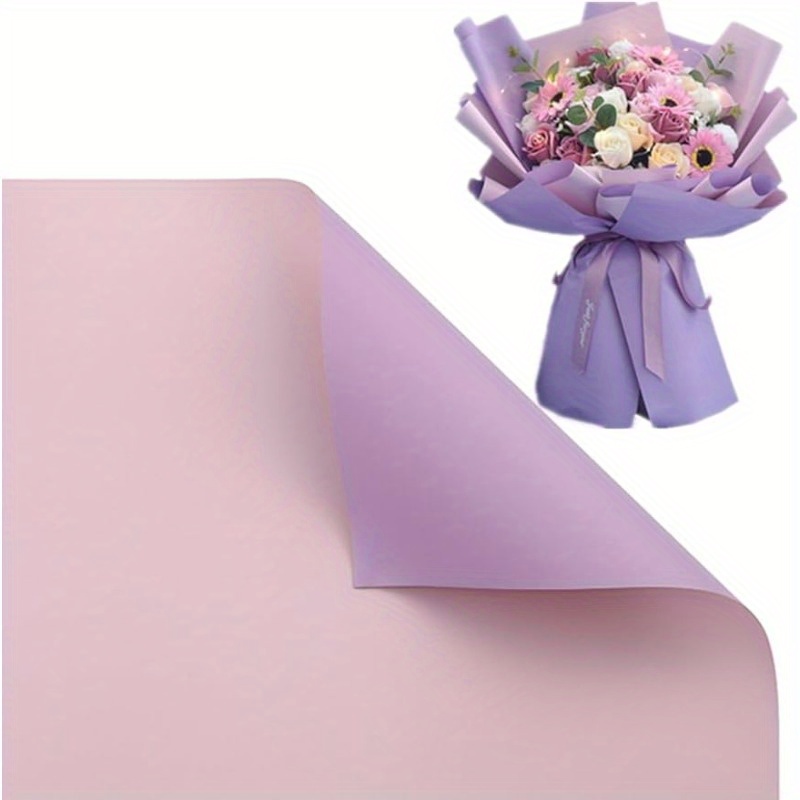 Double sided Different Color Flower Wrapping Paper Gorgeous - Temu