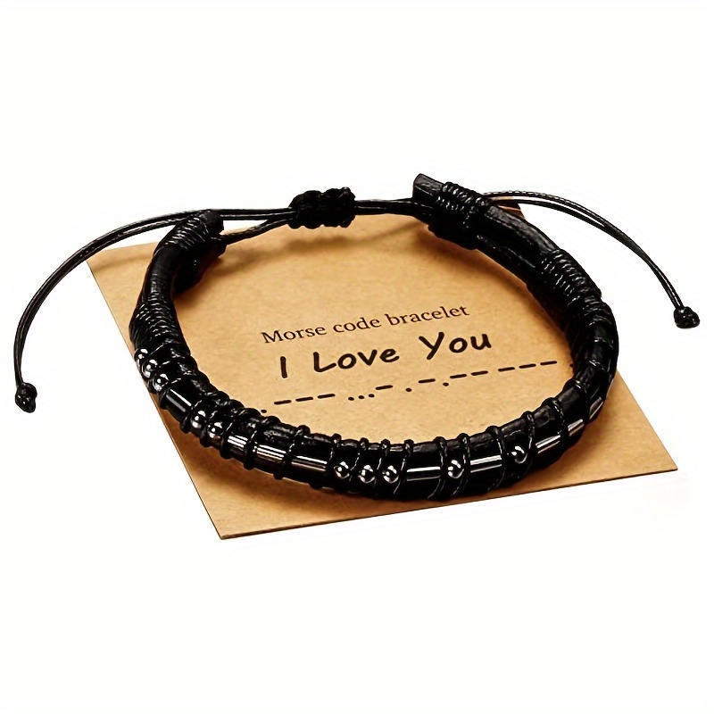 Twelve Constellation Morse Code String Bracelet Personality - Temu