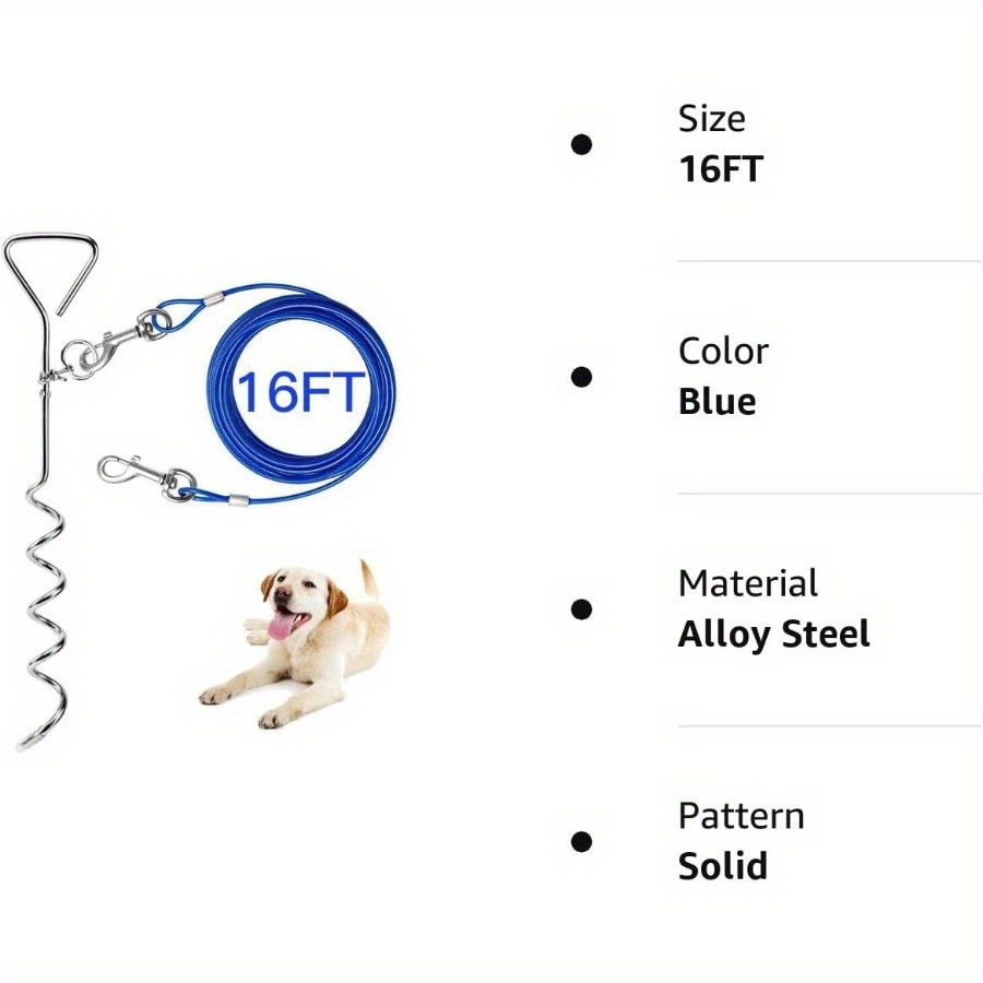 Dog stake and outlet chain