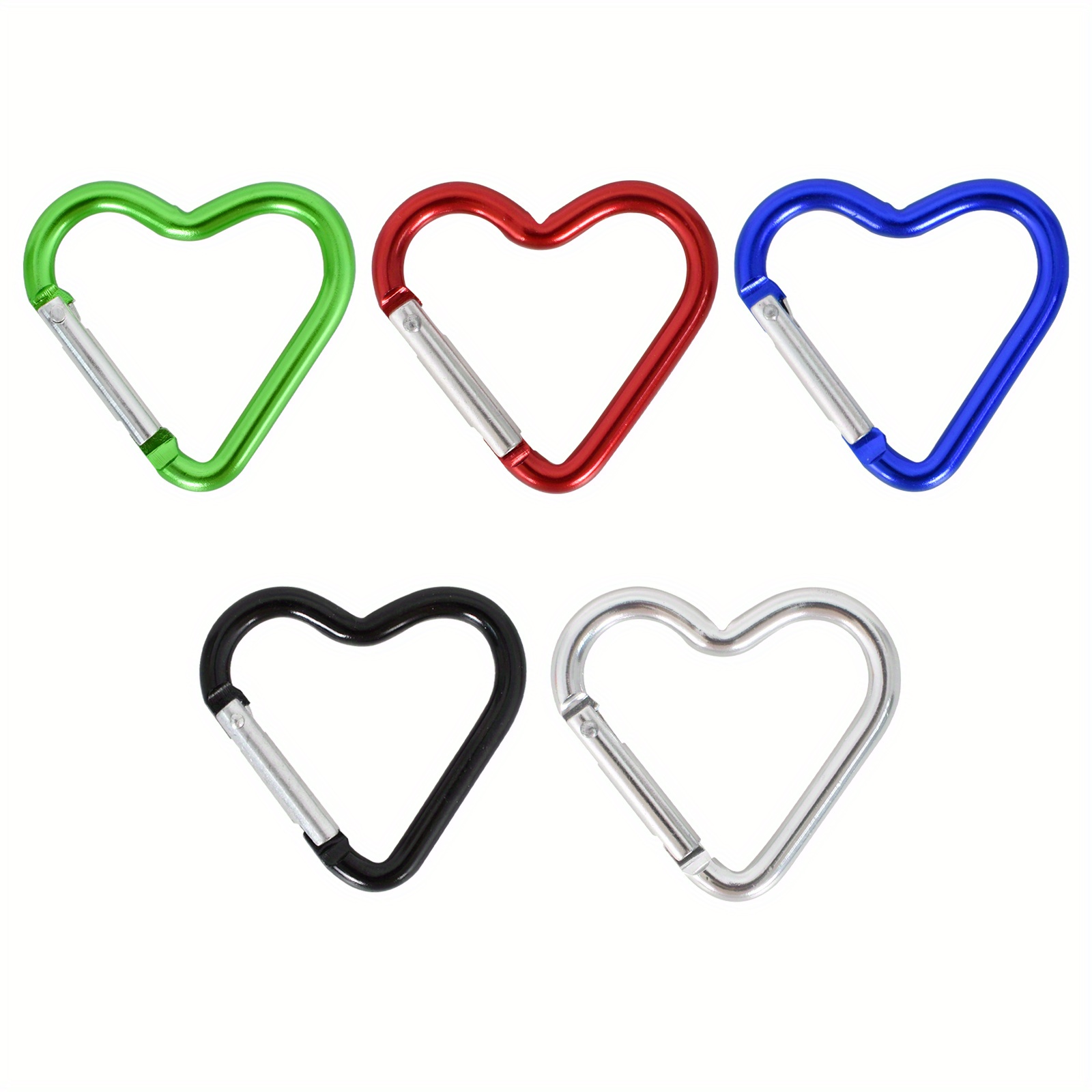 Shop for and Buy Heart Shape Carabiner Clip Keychain - Bulk Pack