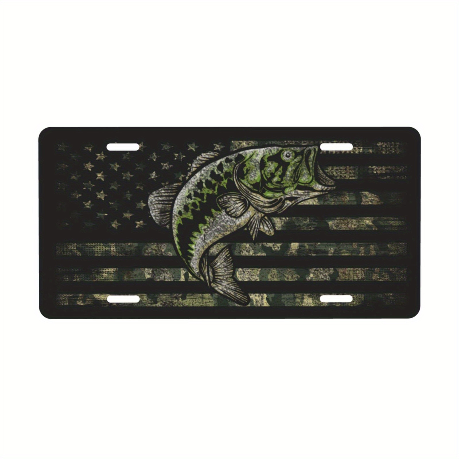 Front License Plate Flag - Temu