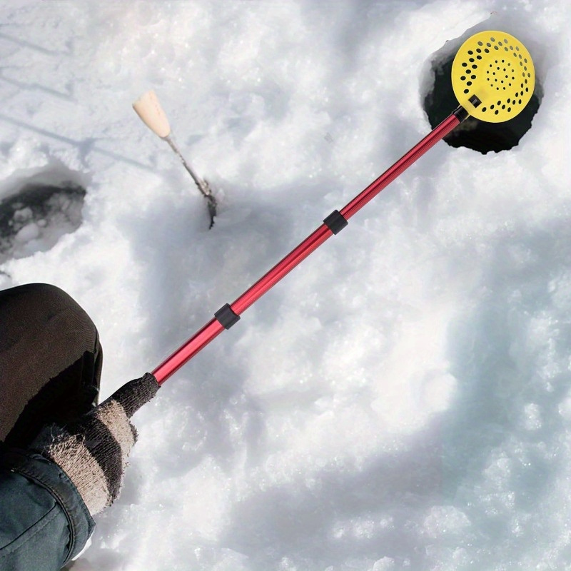 1pc Ice Fishing Skimmer Scoop, Adjustable Ice Fishing Scoop With Long  Handle, Ice Fishing Tackle