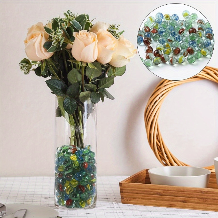 100pcs 14mm Glass Ball Fish Tank Decoration