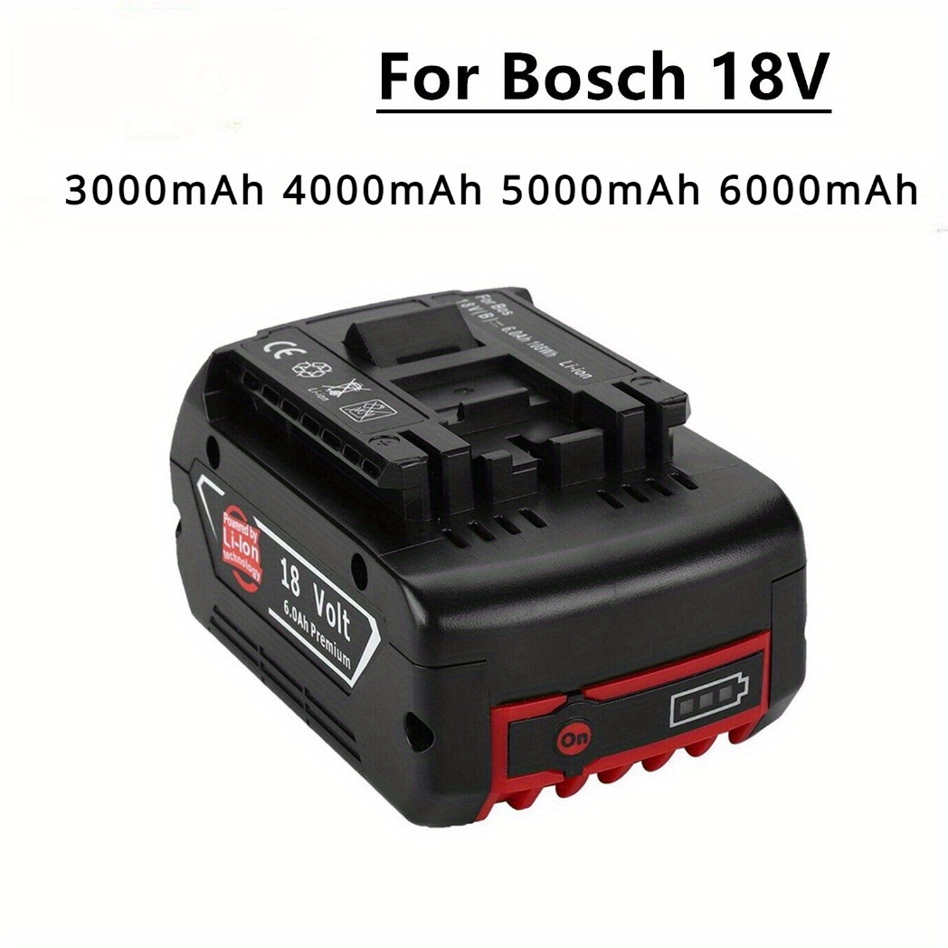 Power Tool Battery Replacement 18V 3000mAh Lithium Battery for