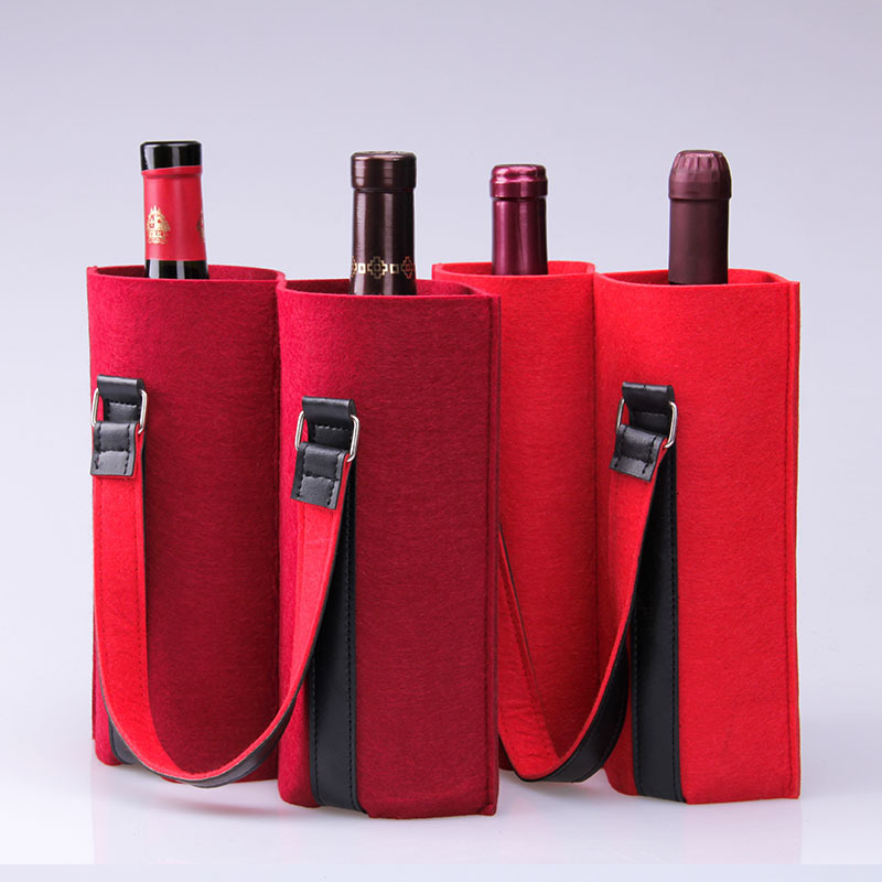 Double bottle bags for christmas hot sale