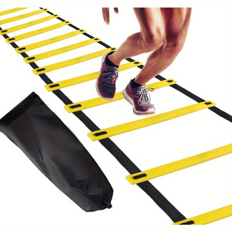 

1 Set Soccer Step Training Ladder, Agility Ladder With Storage Bag, Adjustable Soft Ladder, Body Training Equipment