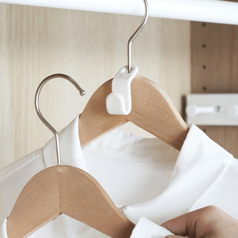 40pcs Hanger Connector Hooks, S-shaped Thickened Plastic Storage Space  Saving Hangers For Maximizing Your Closet Space