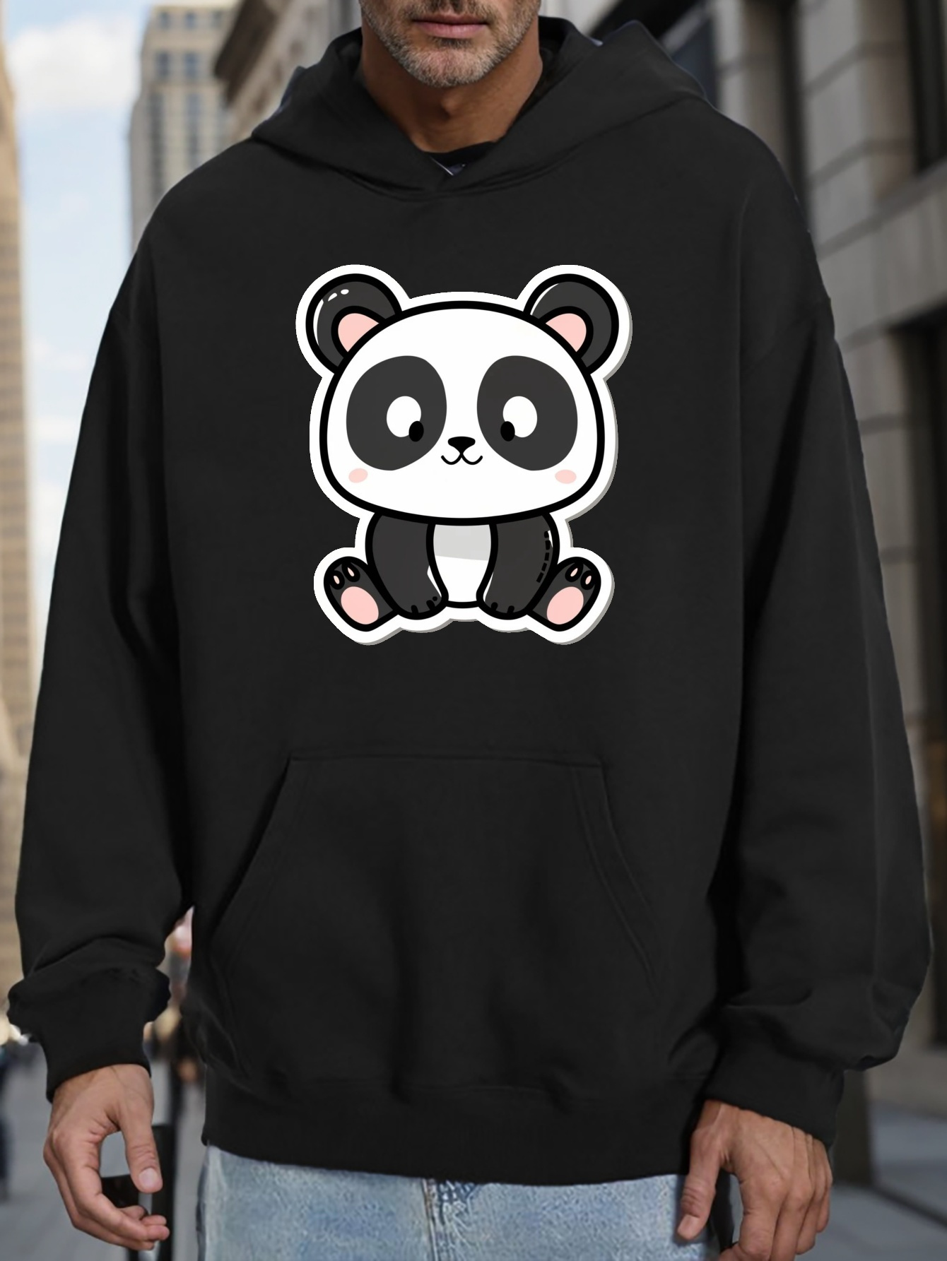 Panda with outlet hoodie