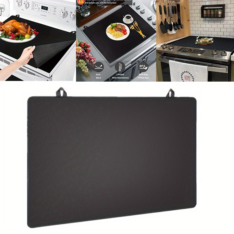Stove Cover Heat Resistant Glass Stove Top Cover For - Temu