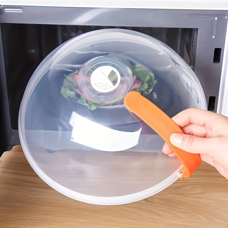 Large Microwave Splatter Cover BPA Free Microwave Oven Plate Food Cover  Guard Lid with Adjustable Steam Vents Dishwasher Safe - AliExpress