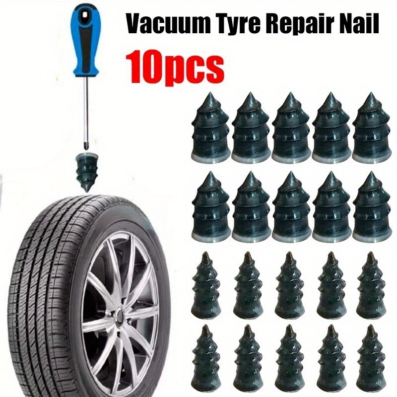 Pack de 8 clous de réparation de pneus professionnels pour voiture et moto  pneu
