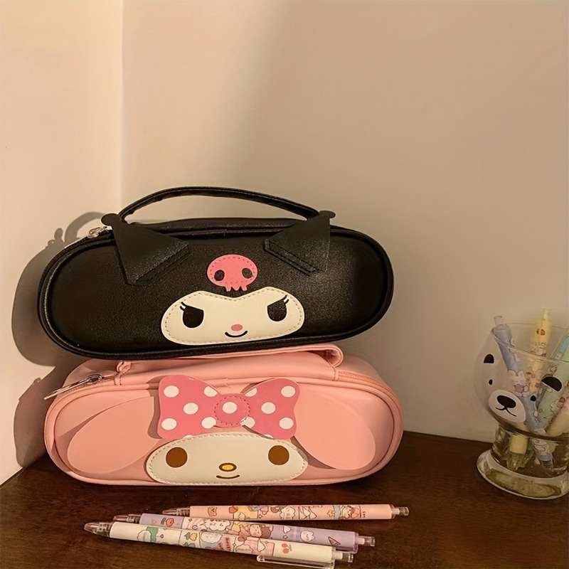 Hello Kitty Kuromi Cartoon Cute Student Pencil Box Y2k Cinnamoroll Storage  Box Melody Holiday Gifts, Discounts Everyone