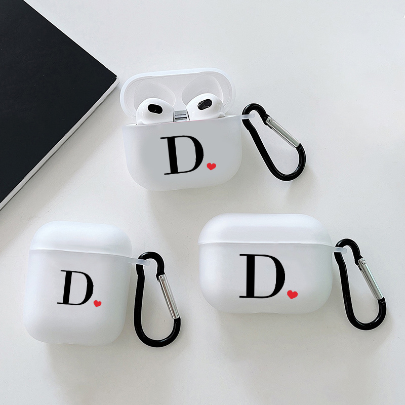 

D Graphic Earphone Case For Airpods 1/2/3, Airpods Pro 1/2, Eey Gift For Birthday, Girlfriend, Boyfriend, Friend Or Yourself Pattern Headphone Case