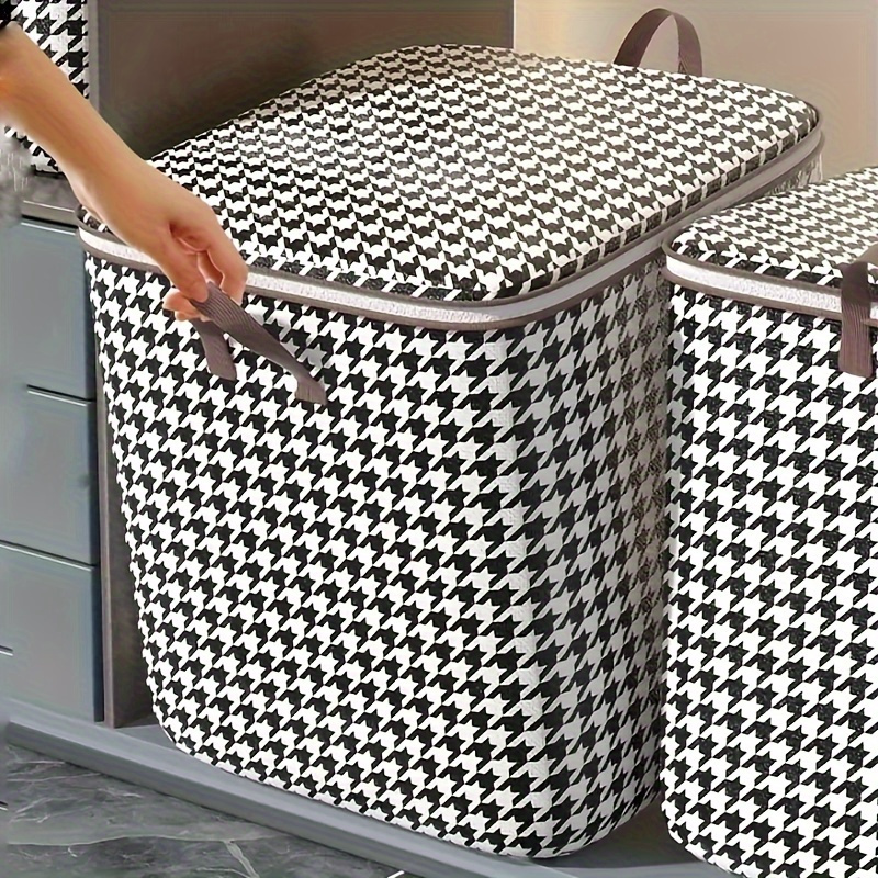 2/3/4pcs Caja Almacenamiento Tela Cremallera Tapas Asas Gran - Temu Chile