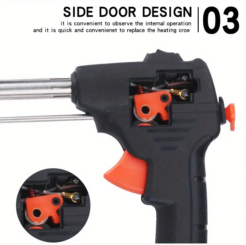 5 piezas, soldador eléctrico de , pistola de soldadura de calefacción externa de 110v 60w, envía automáticamente herramientas de soldadura bga de estaño Detalles del producto 4