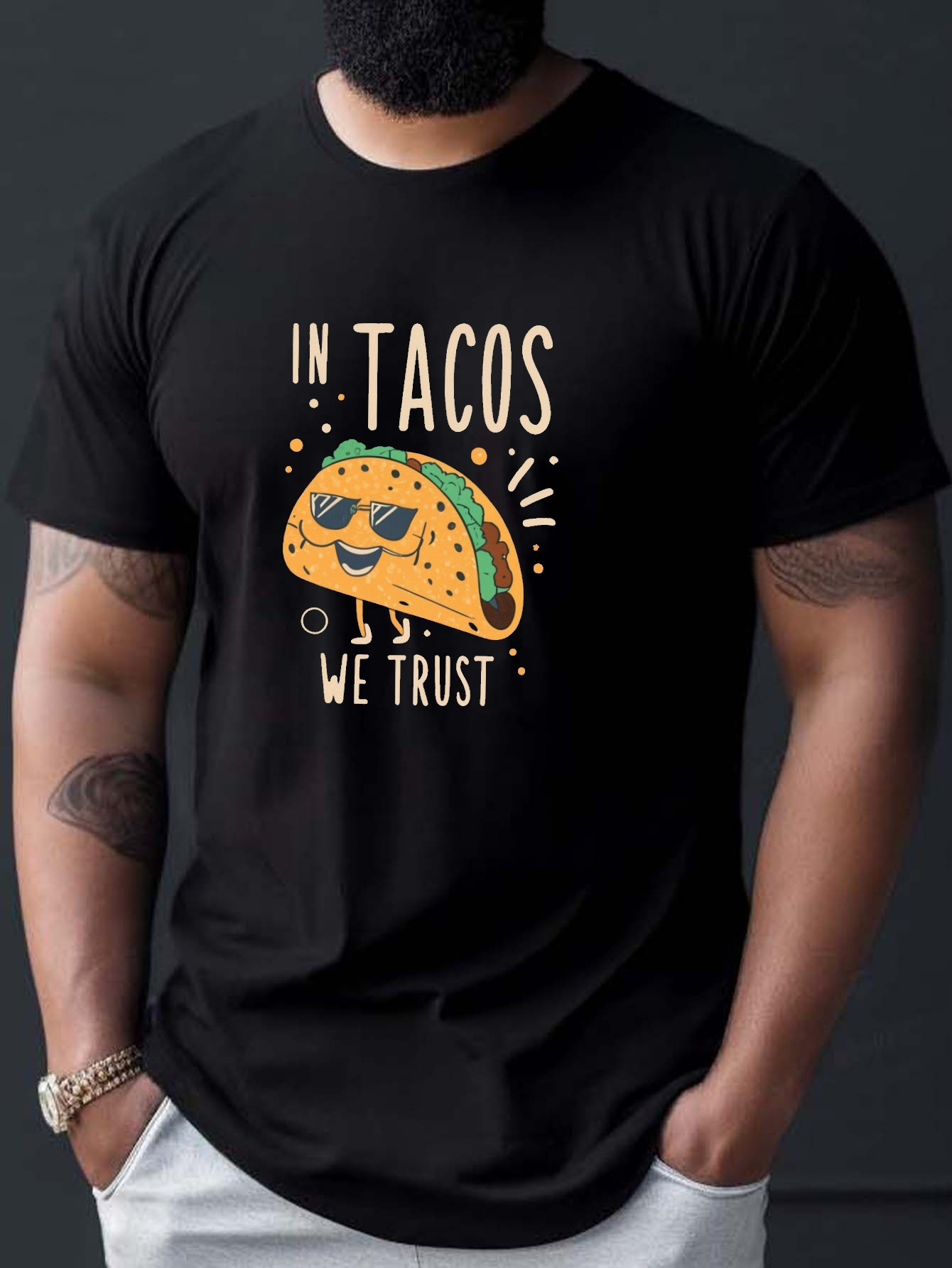 Camiseta Con Estampado De Rollo De Carne De Sándwich De - Temu Mexico