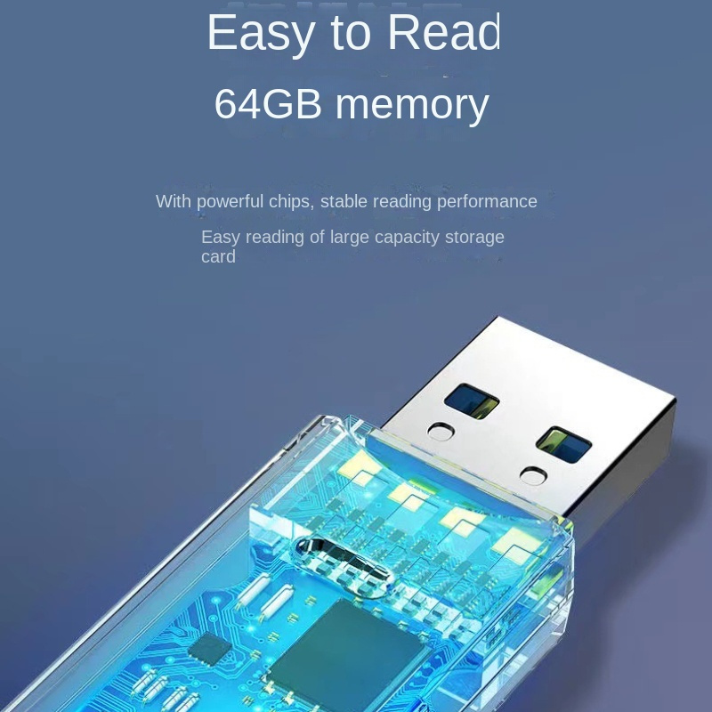 TypeC 4 In 1 Card Reader USB 3.0/-C To Micro SD TF CF MS Compact Flas Prof B1 K7U7 - Foto 8