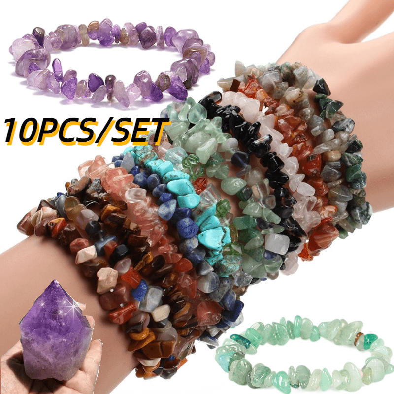 Chakra Bead Bracelets For Women 8mm 7 Chakra Healing Bracelet With