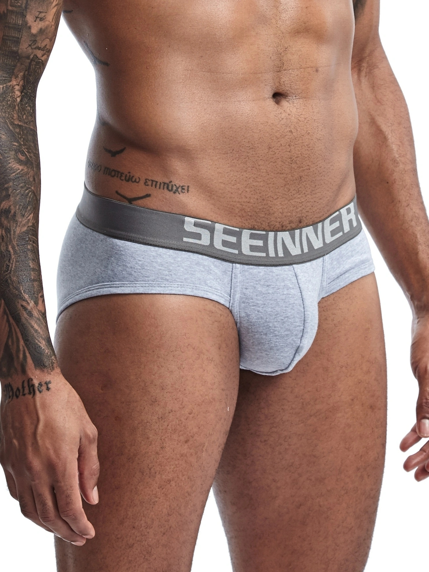 Men's Low Cotton Bikini Underwear - Temu