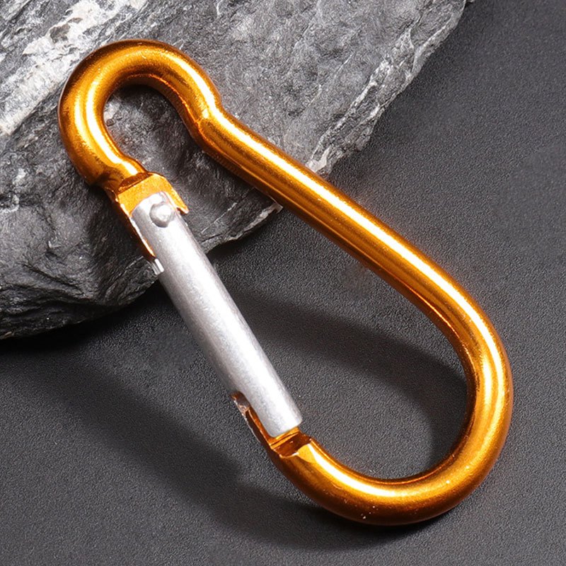 1pc Gourd Shaped Mini Buckle Keychain Alloy Snap Hook Clip Buckle