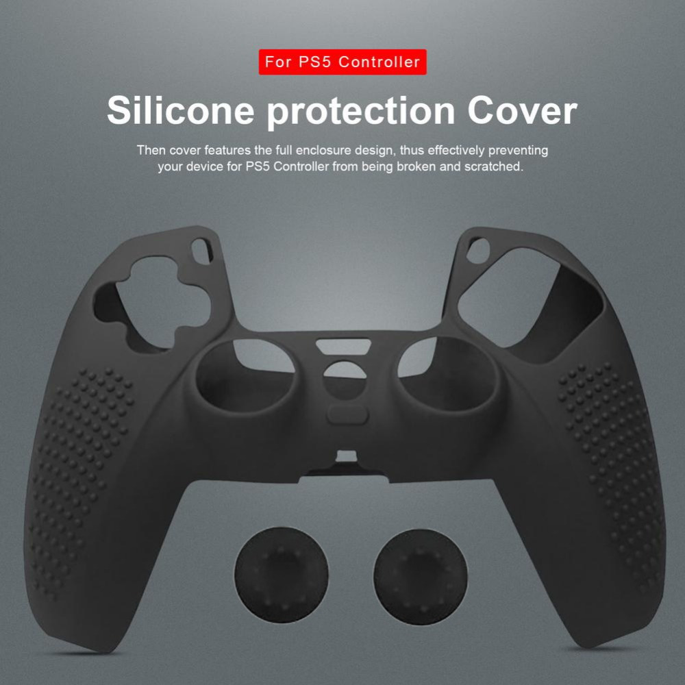 

Gamepad Silicone Non-slip Protective Suitable For Playstation 5 Accessories Ps5 Controller Non-slip Cover Thumb Grip Cap