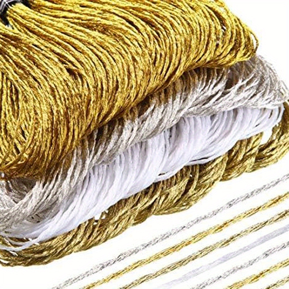 Golden 100% Polyester Metallic Embroidery Thread for Embroidery