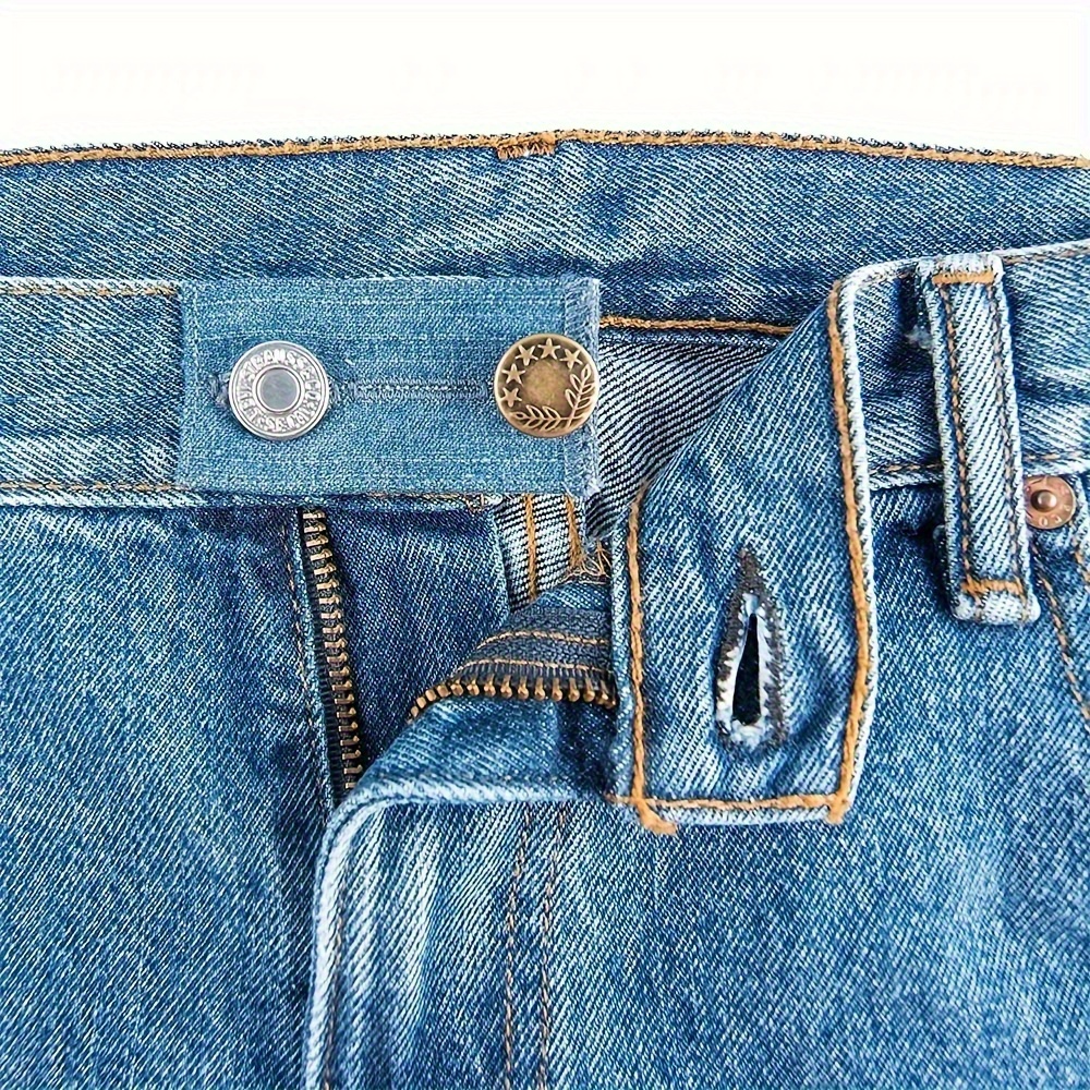 1Pc Elastic Waist Extenders Adjustable Waistband Expanders Belt Extension  Buckle for Pants Jeans Pregnant Trousers