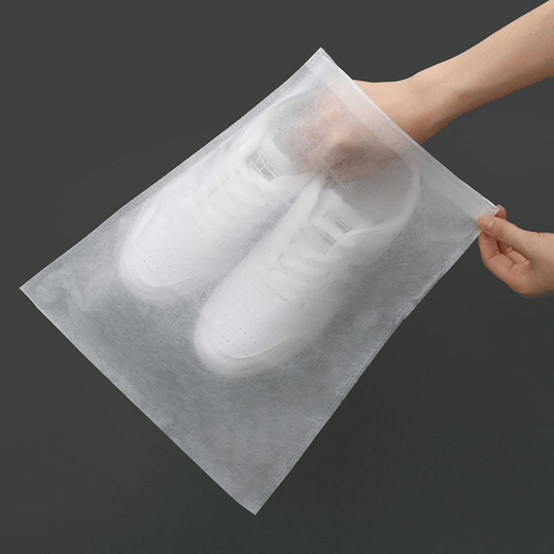 5pcs Portable Shoe Drawstring Storage Bag Travel Shoe Bag Dust Proof Shoe Bag